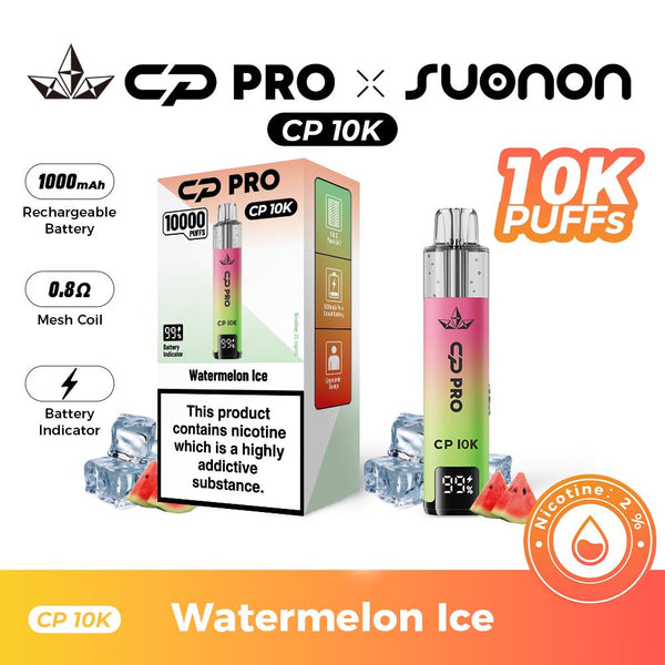 Crystal Pro 10000 (CP10K) Prefilled Vape Kit - Box of 5