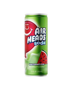 Airheads Soda 355ml (12ct Case) – Orange, Watermelon, Strawberry & Blue Raspberry Flavours