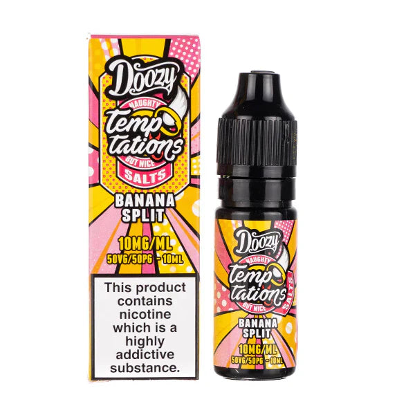Doozy Nic Salt E-Liquid 10 ML Temptations - box of 10