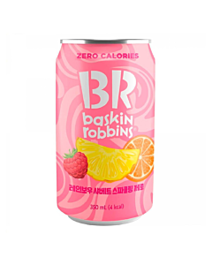 Baskin‑Robbins Zero Sugar Sparkling Soda 350ml Cans (24 Pack – Multiple Flavours)