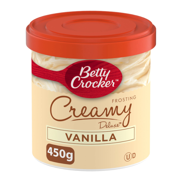 Betty Crocker Creamy Deluxe Vanilla Frosting 450g (12CT) – Canadian