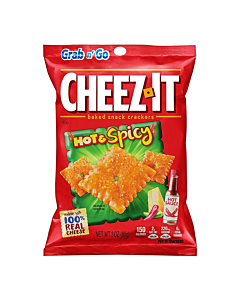Cheez-It Crackers 85g (6ct Case) – Hot & Spicy and Cheddar Jack Flavours