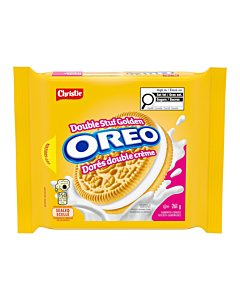 Christie Oreo Golden Double Stuf Sandwich Cookies 261g (12ct) – Canadian Import