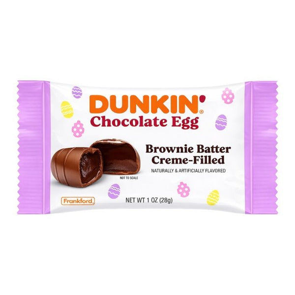 Dunkin’ Brownie Batter Crème Chocolate Eggs – 1 oz (28 g) – Case of 24
