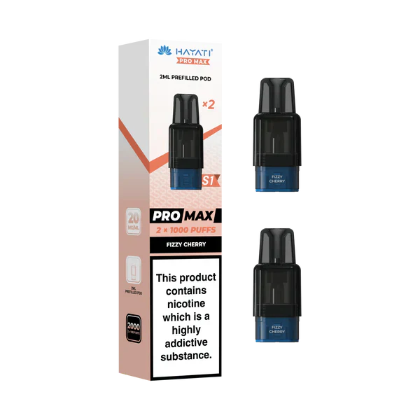Hayati Pro Max S1 1000+ Prefilled Pods - Box 10