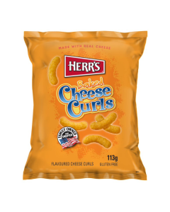Herr’s Baked Cheese Curls (7oz / 198g) – Case of 12