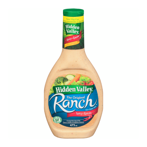 Hidden Valley Spicy Ranch Dressing 473ml (Case of 6) – Canadian