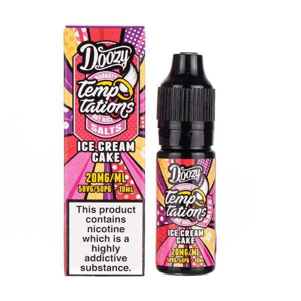 Doozy Nic Salt E-Liquid 10 ML Temptations - box of 10