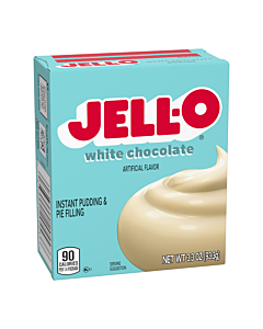 Jell-O White Chocolate Instant Pudding Mix 93g (24ct)