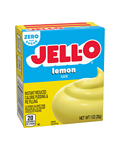 Jell-O Sugar-Free Instant Pudding Mix 1oz (24ct) – Lemon & White Chocolate Flavours