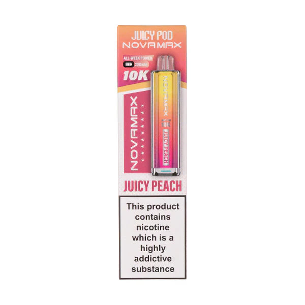 Juicy Pod Novamax 10K Prefilled Pod Vape Kit - Box Of 5