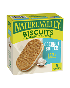 Nature Valley Biscuits with Coconut Butter 6.75oz (191g) – 12CT