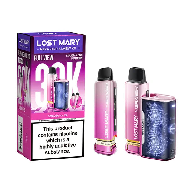 Lost Mary Nera 30K Fullview Prefilled Pod Kit TPD Compliant - Box of 5