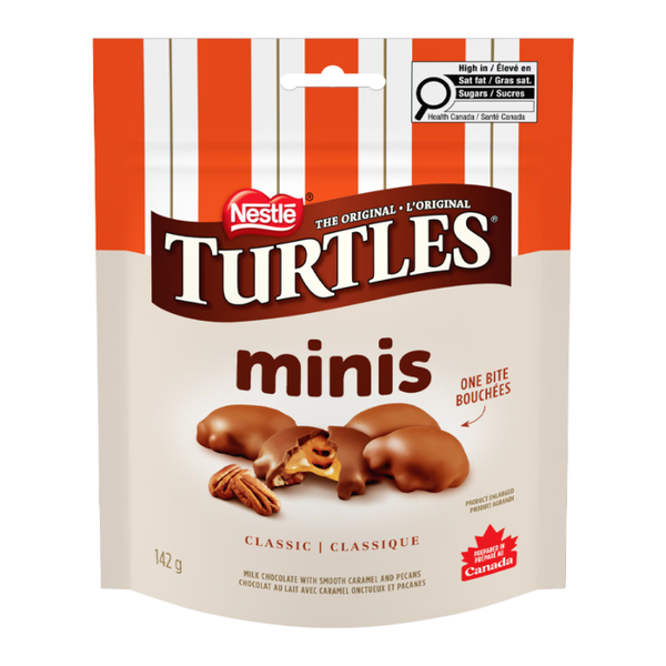 Nestlé Turtles Mini Peg Bag – 142 g (5 oz) – Case of 12 🍫