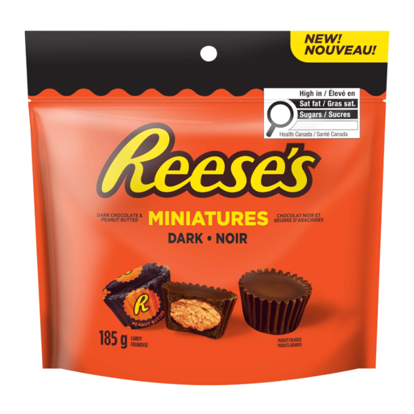 Reese’s Miniatures Dark 185g – Canadian - 12 CT