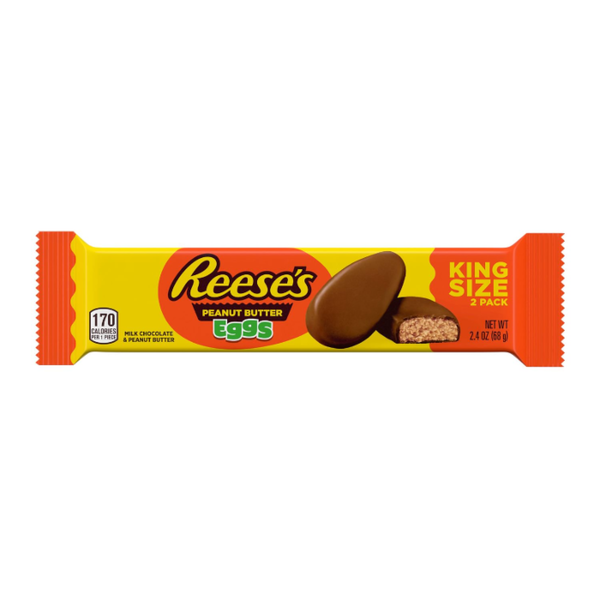 Reese’s Peanut Butter Eggs King Size – 2.4 oz (68 g) – Case of 24