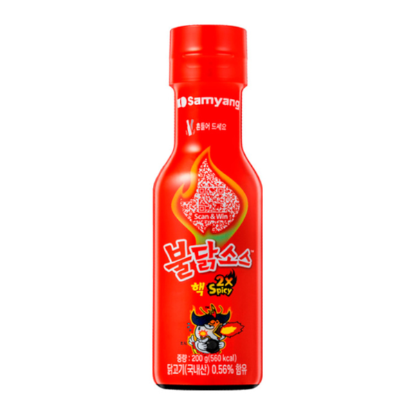 Samyang Buldak Hot Sauce 2X Spicy 200g (Case of 24)