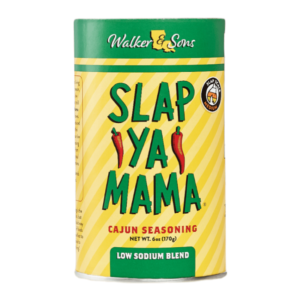 Slap Ya Mama Low Sodium Cajun Seasoning 170g (6oz) – Case of 6