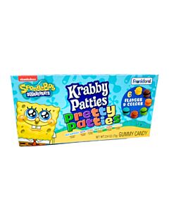 Krabby Patties & Pretty Patties Theater Box – 2.54 oz / 72 g (12‑Pack) – Nickelodeon SpongeBob Candy