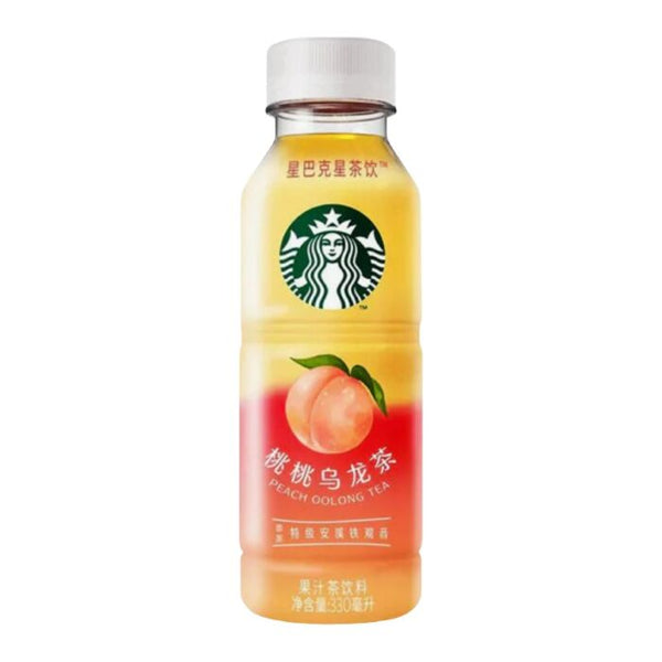 Starbucks Peach Oolong Tea PET 330ml - Fruity & Refreshing Iced Tea 15 pack