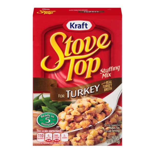 Stove Top Turkey Stuffing Mix 6oz (170g) – 12CT