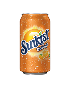 Sunkist Flavoured Soda Cans 355ml (24 Pack – Multiple Flavours)
