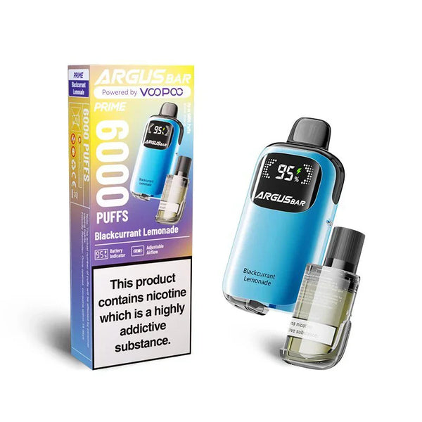 Voopoo Argus Bar Prime 6000 Disposable Vape - Box of 5