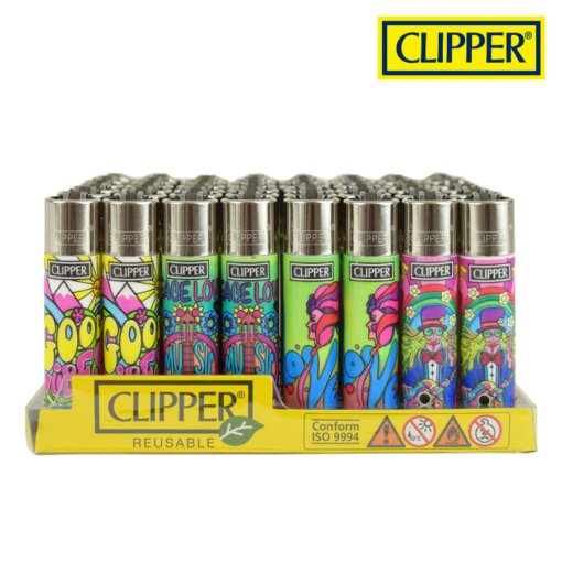 Clipper - Reuseable & High Quality Lighters - Pack of 48