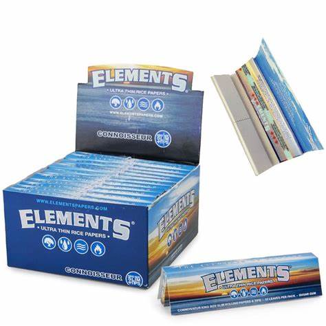 Elements - Connoisseur King Size Slim Roach Tips - Pack of 24