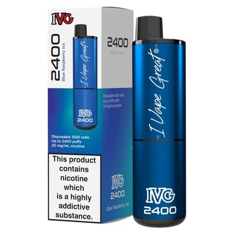 IVG 2400 Prefilled Vape Pod Puff Bar Box of 5