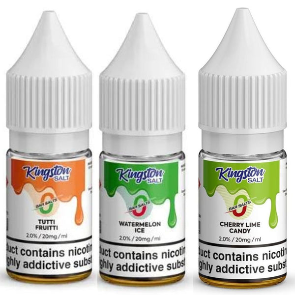 Kingston Bar Salts 10ml Nic Salt - Pack of 10