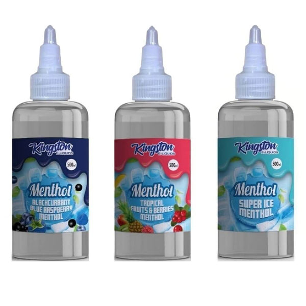 Kingston E-liquids Menthol 500ml Shortfill