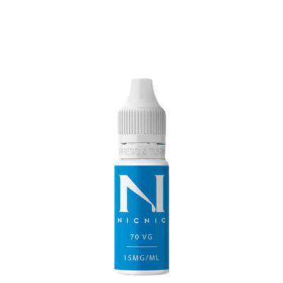 NIC NIC - 15MG 70VG - Freebase Nicotne -  Nicotine Shot