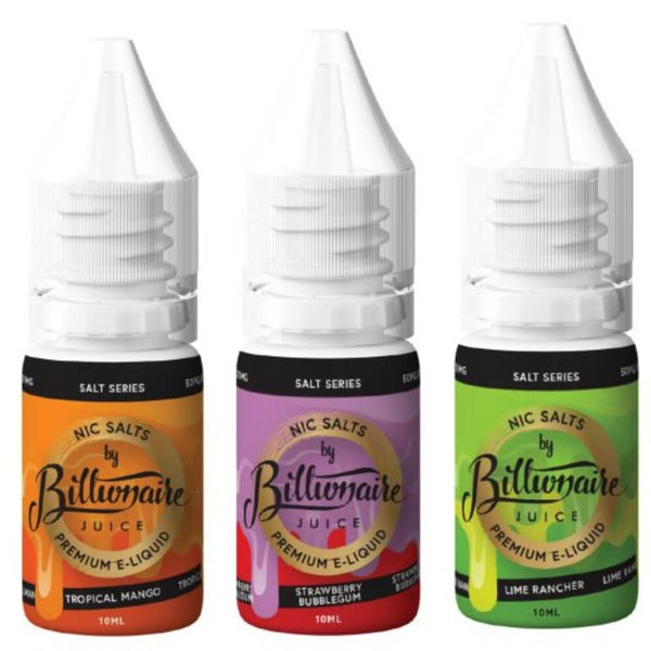 Pack of 10 Billonaire  Juice 10ml Nic Salt