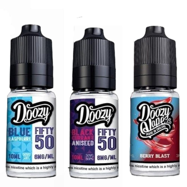 Doozy Vape 50/50, 10ml E-Liquid Box of 10