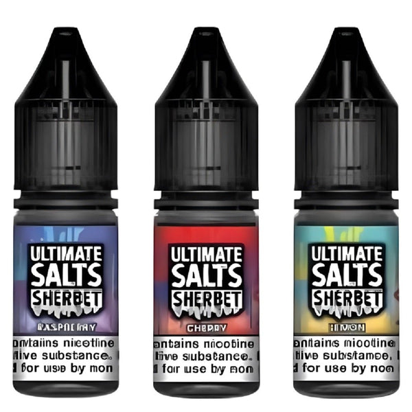 Pack of 10 Ultimate Salts Sherbet 10ML Nic Salt