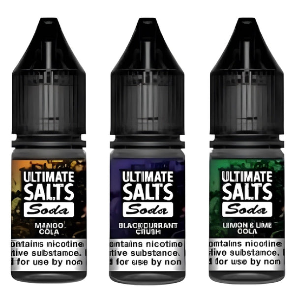 Pack of 10 Ultimate Salts Soda 10ML Nic Salt