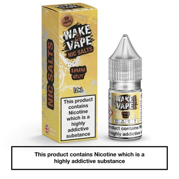Pack of 10 Wake & Vape 10ML Nic Salt