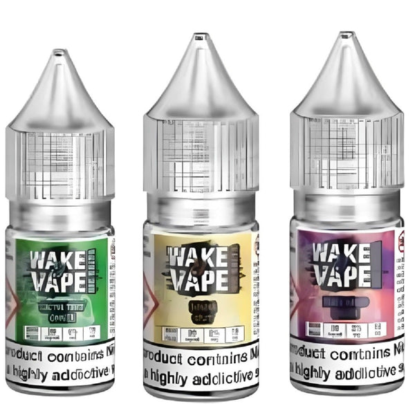 Pack of 10 Wake & Vape 10ML Nic Salt