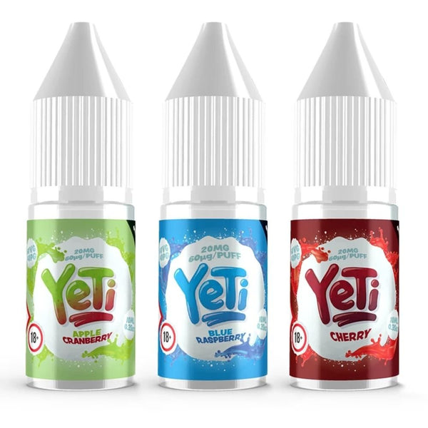 Pack Of 10 Yeti 10ml Nic Salt
