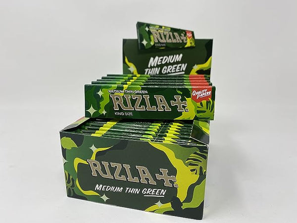 Rizla - King Size Green Rolling Paper - Box of 50 Booklets