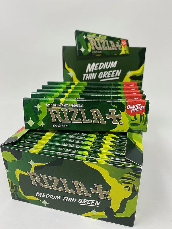 Rizla - King Size Green Rolling Paper - Box of 50 Booklets