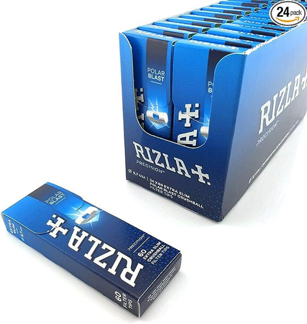 Rizla - Polar Blast Extra Slim Filter Tips - Pack of 24