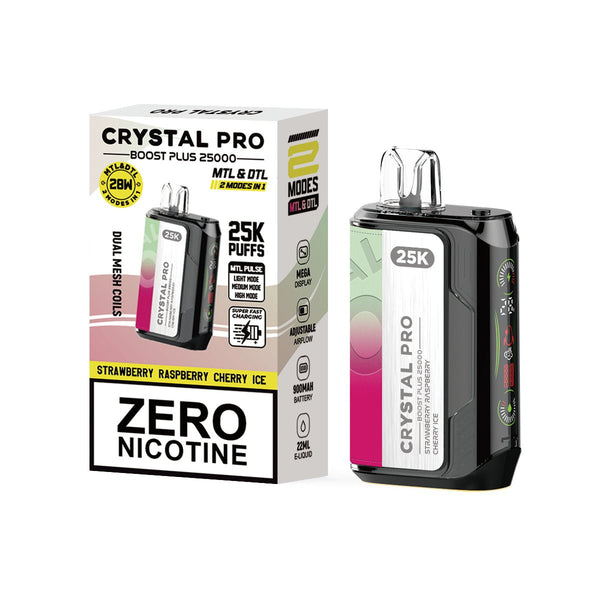 Shop 0MG Crystal Pro Boost Plus 25k Disposable Vape - 0MG Crystal Pro Boost Plus 25k Disposable Vape - Vape Blaze