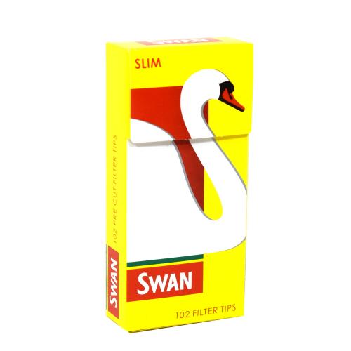 Swan - Slim 6mm Filter Tips (102 Tips in 1 Pack)